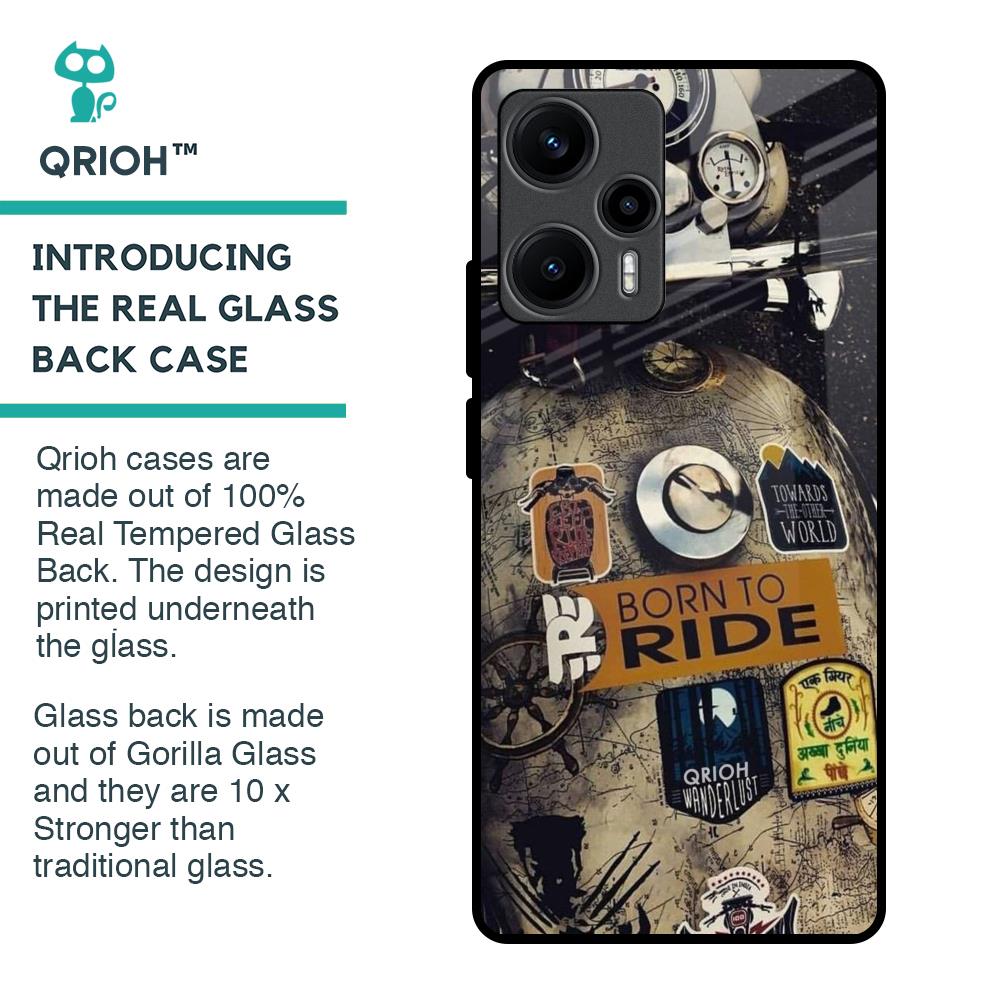 Ride Mode On Glass Case for Poco F5 5G