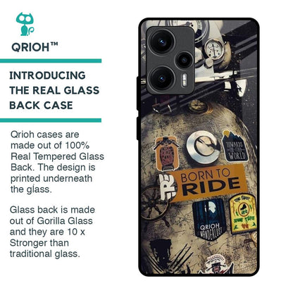 Ride Mode On Glass Case for Poco F5 5G