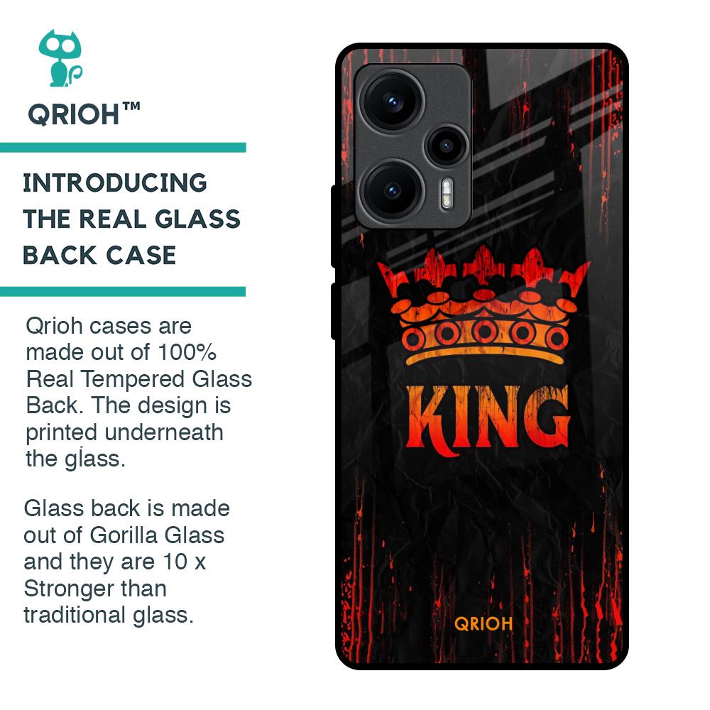 Royal King Glass Case for Poco F5 5G