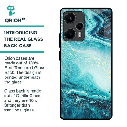 Sea Water Glass Case for Poco F5 5G