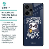 Struggling Panda Glass Case for Poco F5 5G