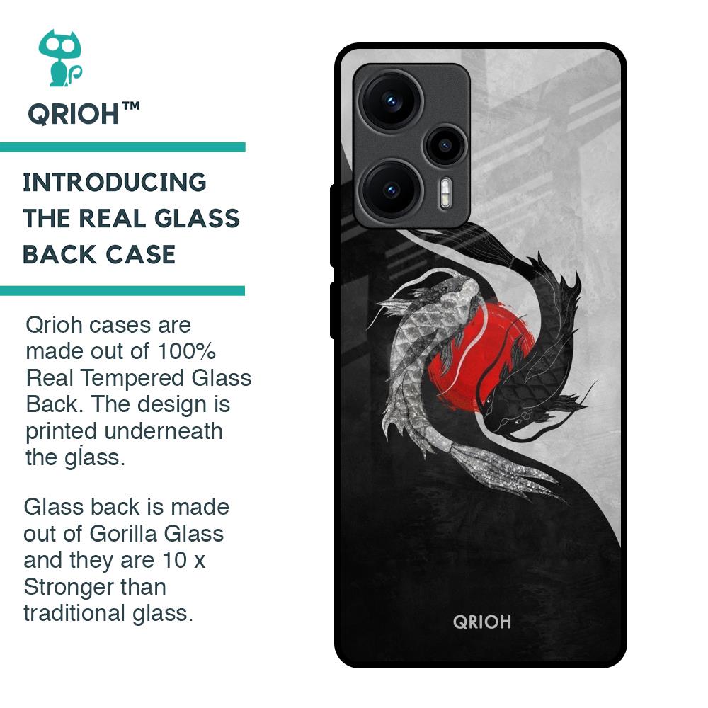 Japanese Art Glass Case for Poco F5 5G