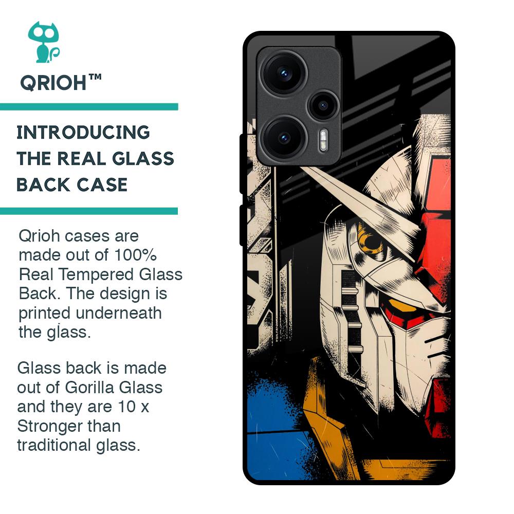 Transformer Art Glass Case for Poco F5 5G
