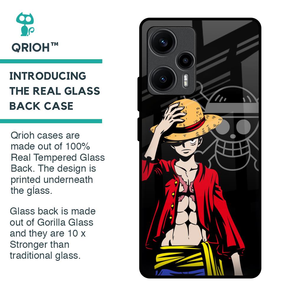 Hat Crew Glass Case for Poco F5 5G