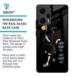 Luffy Line Art Glass Case for Poco F5 5G