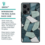 Abstact Tiles Glass Case for Poco F5 5G