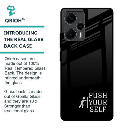 Push Your Self Glass Case for Poco F5 5G