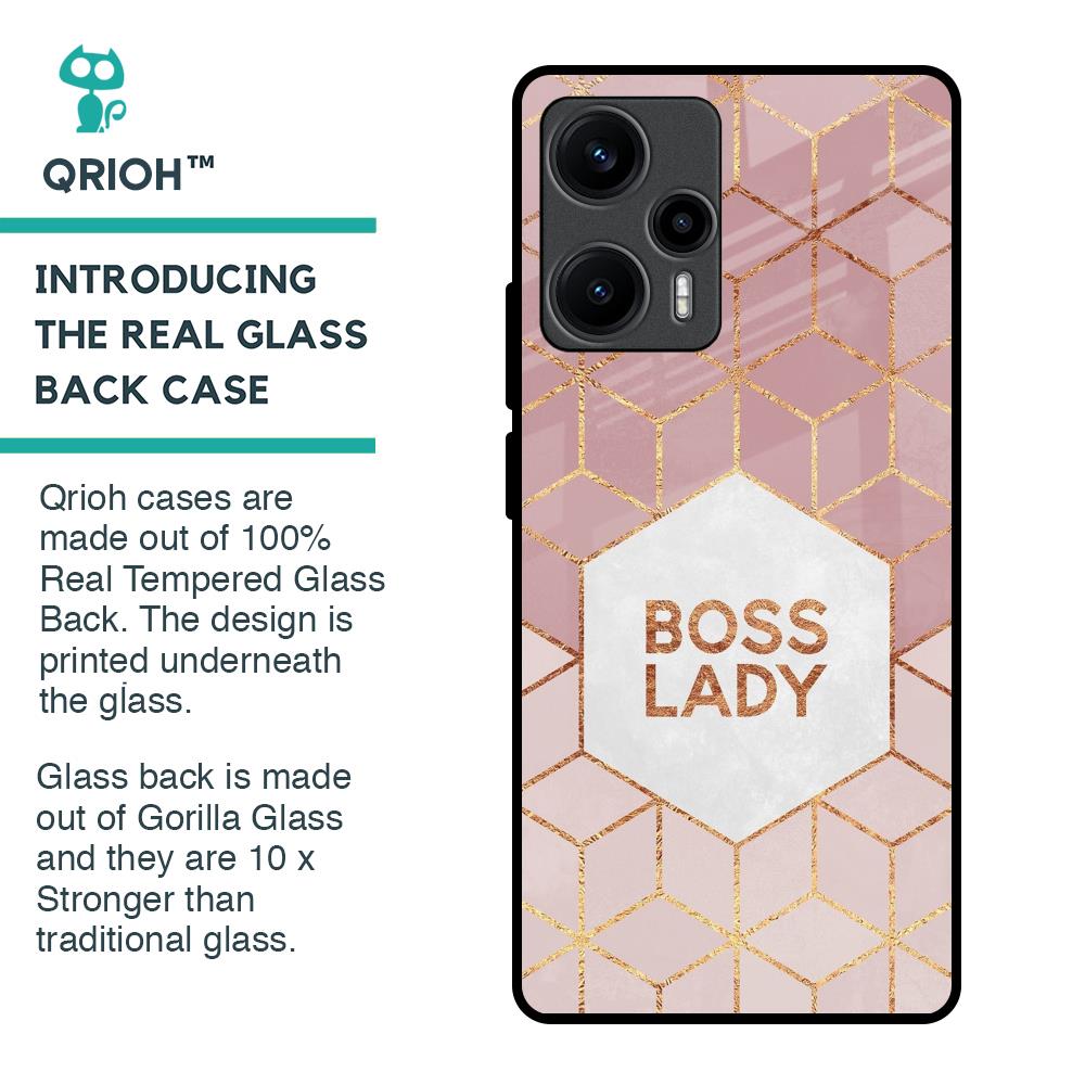 Boss Lady Glass Case for Poco F5 5G