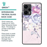 Elegant Floral Glass Case for Poco F5 5G