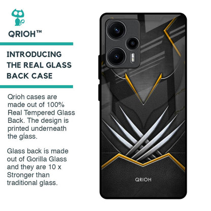 Black Warrior Glass Case for Poco F5 5G