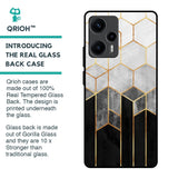 Tricolor Pattern Glass Case for Poco F5 5G