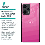 Pink Ribbon Caddy Glass Case for Poco F5 5G