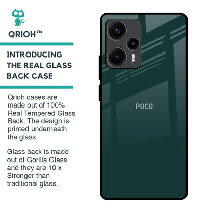 Olive Glass Case for Poco F5 5G