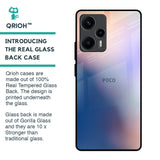 Blue Mauve Gradient Glass Case for Poco F5 5G