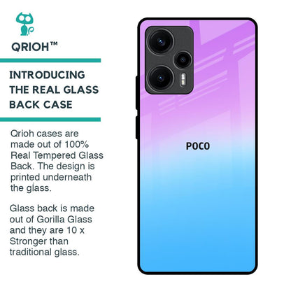 Unicorn Pattern Glass Case for Poco F5 5G