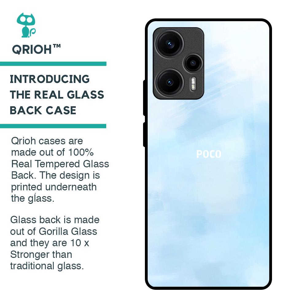 Bright Sky Glass Case for Poco F5 5G