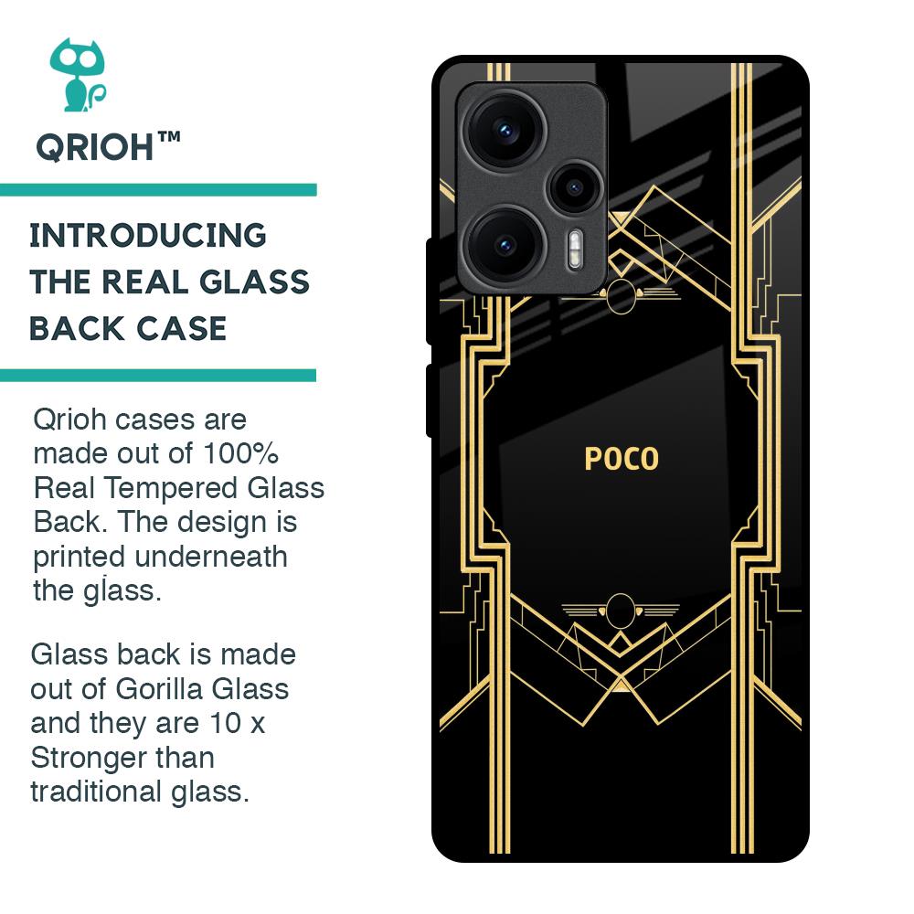 Sacred Logo Glass Case for Poco F5 5G