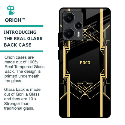 Sacred Logo Glass Case for Poco F5 5G