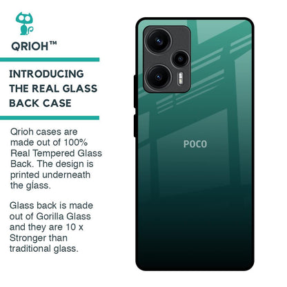 Palm Green Glass Case For Poco F5 5G