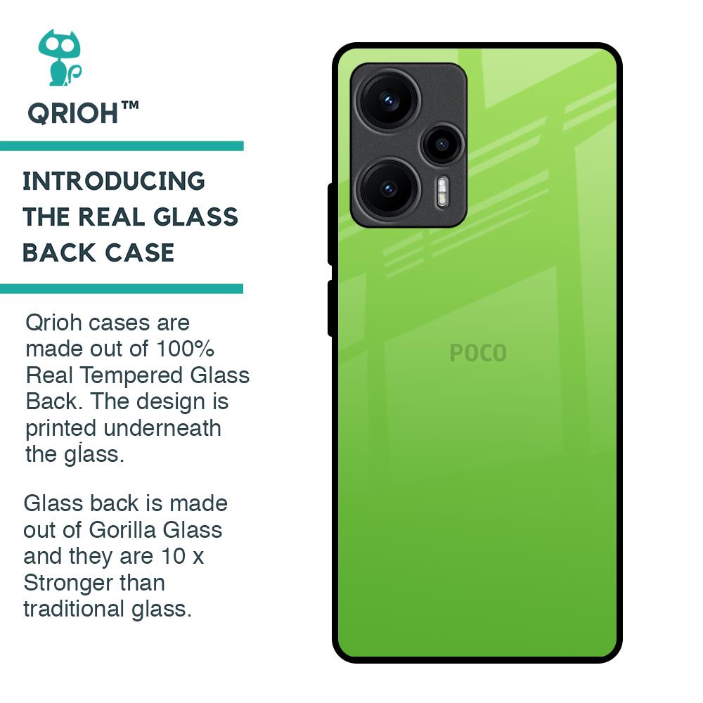Paradise Green Glass Case For Poco F5 5G