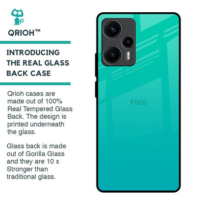 Cuba Blue Glass Case For Poco F5 5G
