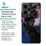 Smudge Brush Glass case for Poco F5 5G