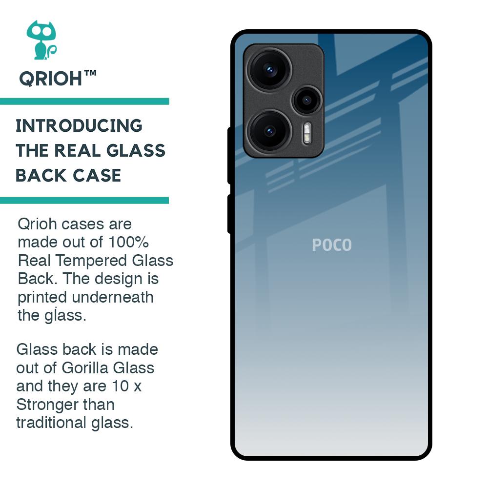 Deep Sea Space Glass Case for Poco F5 5G
