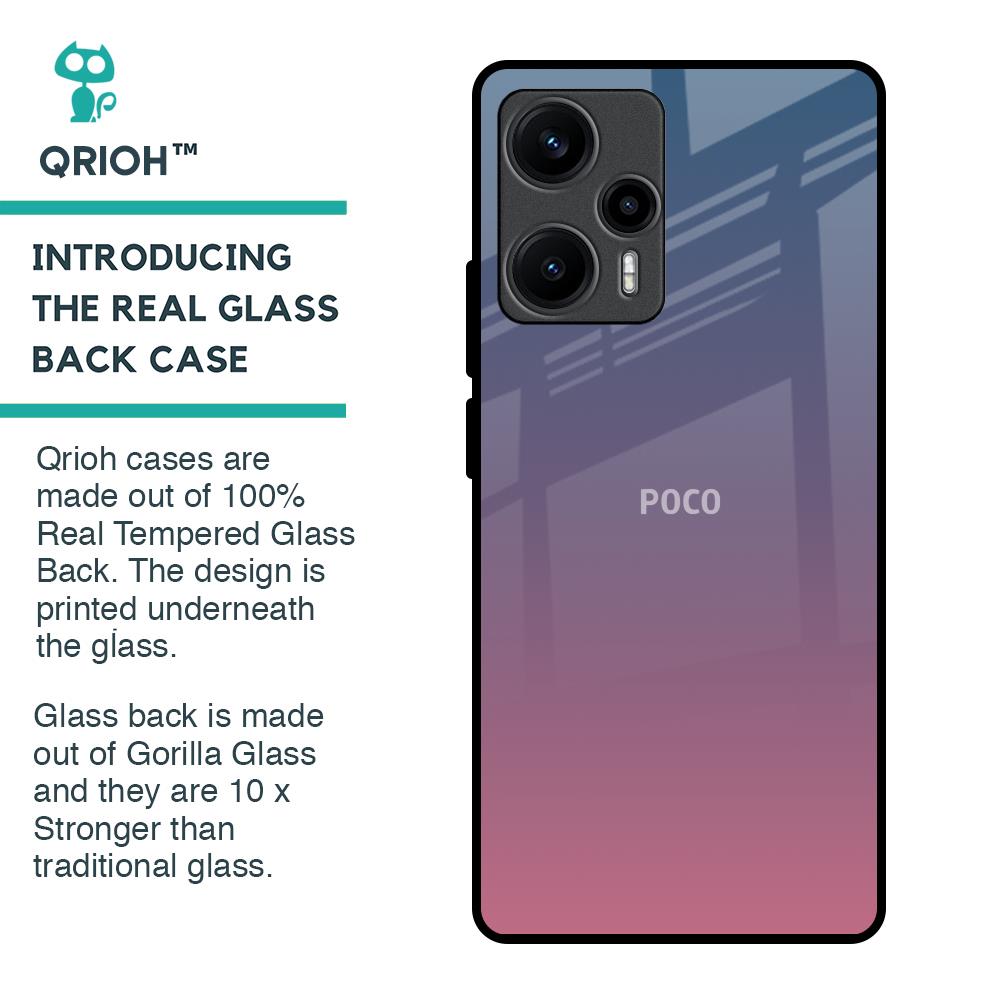 Pastel Gradient Glass Case for Poco F5 5G
