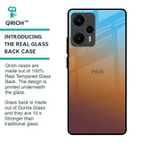 Rich Brown Glass Case for Poco F5 5G
