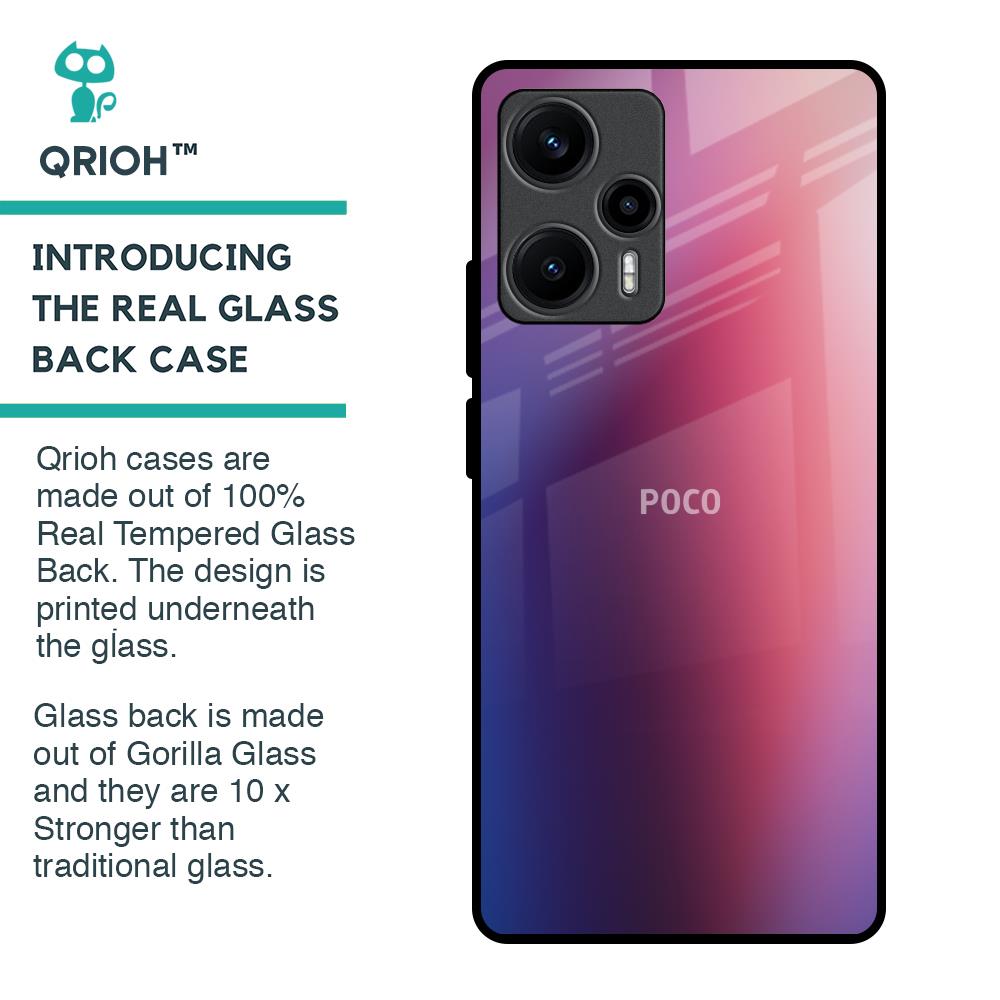 Multi Shaded Gradient Glass Case for Poco F5 5G