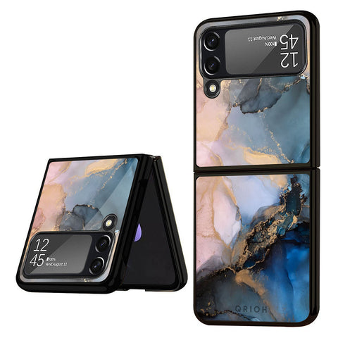 Marble Ink Abstract Samsung Galaxy Z Flip4 5G Glass Back Cover Online