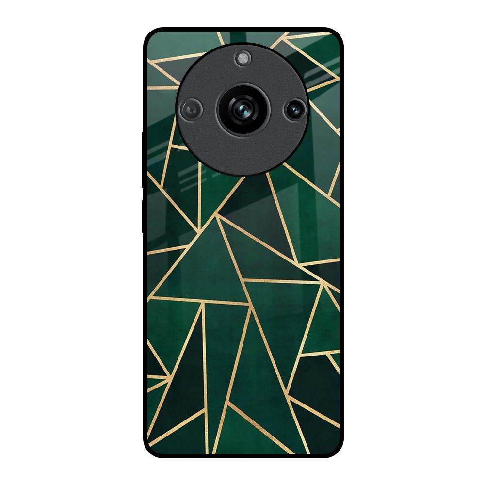 Abstract Green Realme 11 Pro 5G Glass Back Cover Online