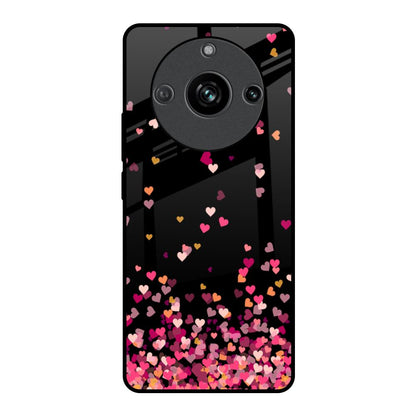 Heart Rain Fall Realme 11 Pro 5G Glass Back Cover Online