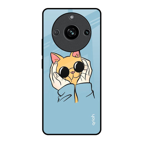 Adorable Cute Kitty Realme 11 Pro 5G Glass Back Cover Online