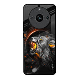Aggressive Lion Realme 11 Pro 5G Glass Back Cover Online