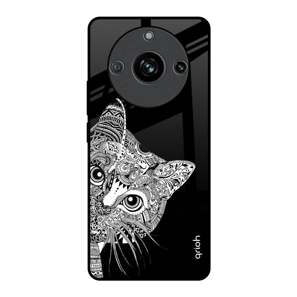Kitten Mandala Realme 11 Pro 5G Glass Back Cover Online