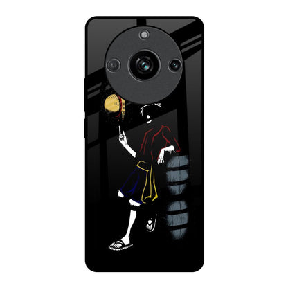 Luffy Line Art Realme 11 Pro 5G Glass Back Cover Online