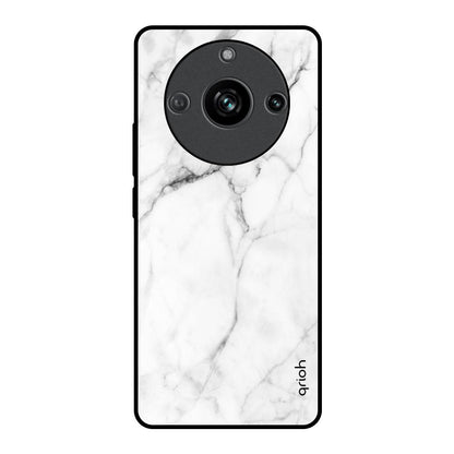 Modern White Marble Realme 11 Pro 5G Glass Back Cover Online