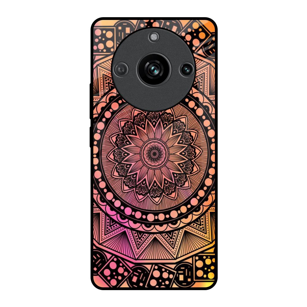 Floral Mandala Realme 11 Pro 5G Glass Back Cover Online