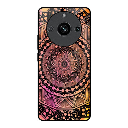 Floral Mandala Realme 11 Pro 5G Glass Back Cover Online