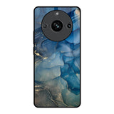 Blue Cool Marble Realme 11 Pro 5G Glass Back Cover Online