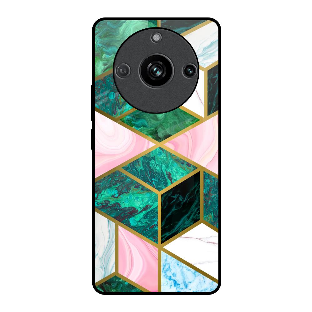 Seamless Green Marble Realme 11 Pro 5G Glass Back Cover Online