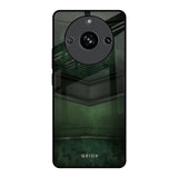 Green Leather Realme 11 Pro 5G Glass Back Cover Online