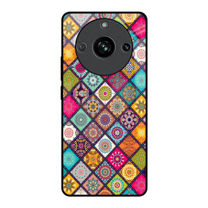 Multicolor Mandala Realme 11 Pro 5G Glass Back Cover Online