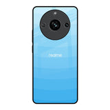 Wavy Blue Pattern Realme 11 Pro 5G Glass Back Cover Online