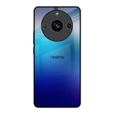 Blue Rhombus Pattern Realme 11 Pro 5G Glass Back Cover Online
