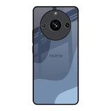 Navy Blue Ombre Realme 11 Pro 5G Glass Back Cover Online