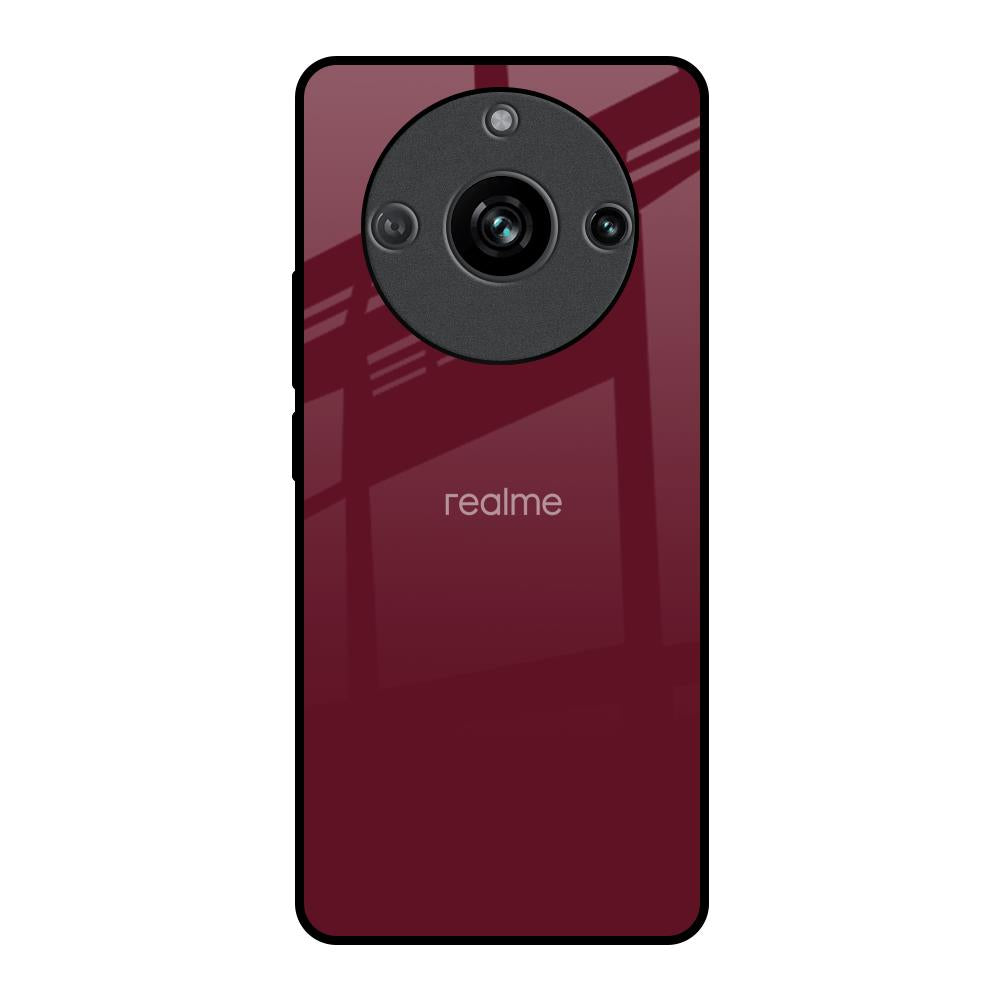 Classic Burgundy Realme 11 Pro 5G Glass Back Cover Online