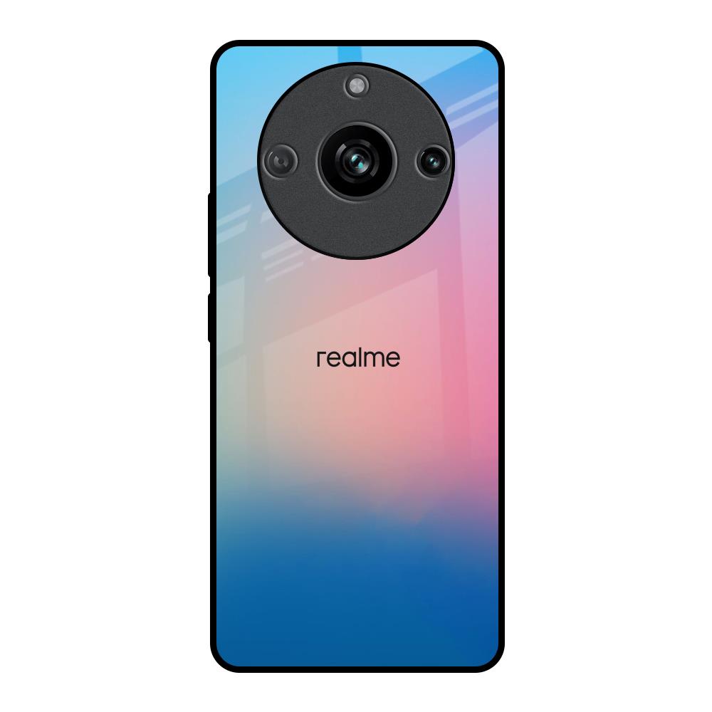Blue & Pink Ombre Realme 11 Pro 5G Glass Back Cover Online