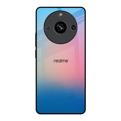 Blue & Pink Ombre Realme 11 Pro 5G Glass Back Cover Online